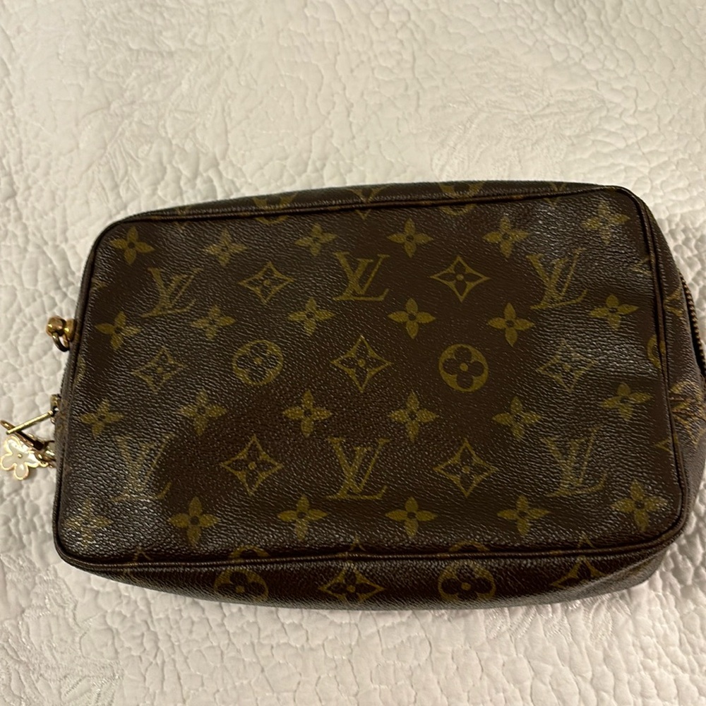 Louis Vuitton Makeup Bag Turned into Crossbody Purse